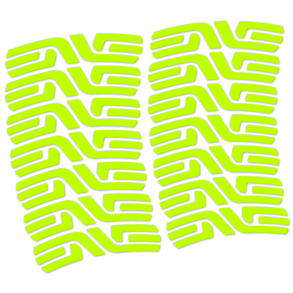 Stickers for ENVE SES 3.4 Disc Carbon Perfil 43 mm, Road Wheel vinyl decals - Lime Neon