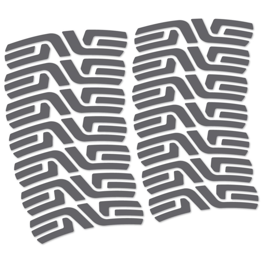 Stickers for ENVE SES 3.4 Disc Carbon Perfil 43 mm, Road Wheel vinyl decals - Medium Grey