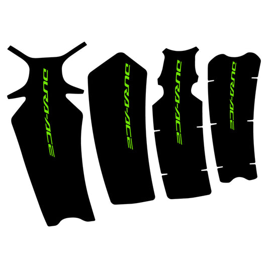 Stickers for Shimano Dura-Ace FC-R9200, Crankset vinyl decals - Apple Green
