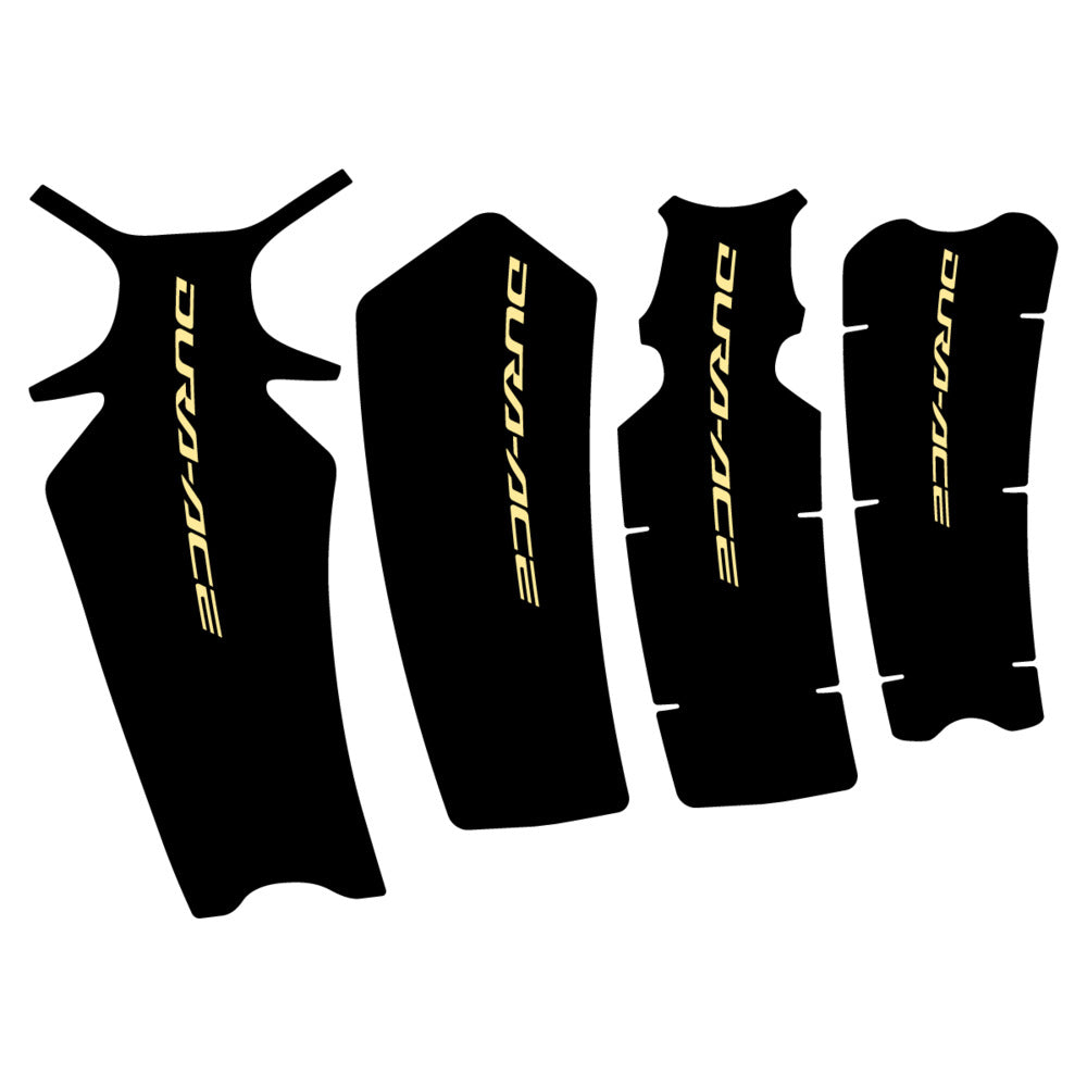 Stickers for Shimano Dura-Ace FC-R9200, Crankset vinyl decals - Cream