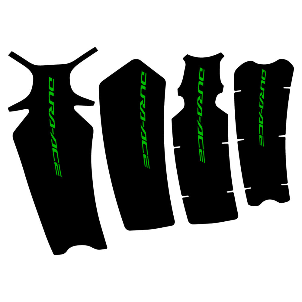 Stickers for Shimano Dura-Ace FC-R9200, Crankset vinyl decals - Grass Green