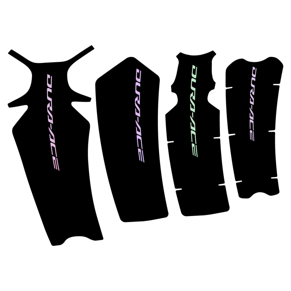 Stickers for Shimano Dura-Ace FC-R9200, Crankset vinyl decals - Hollographic