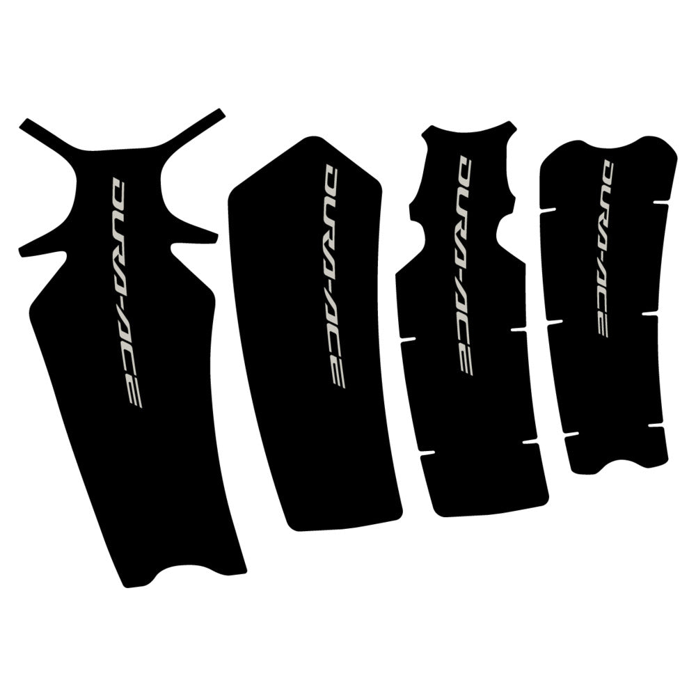 Stickers for Shimano Dura-Ace FC-R9200, Crankset vinyl decals - Light Grey