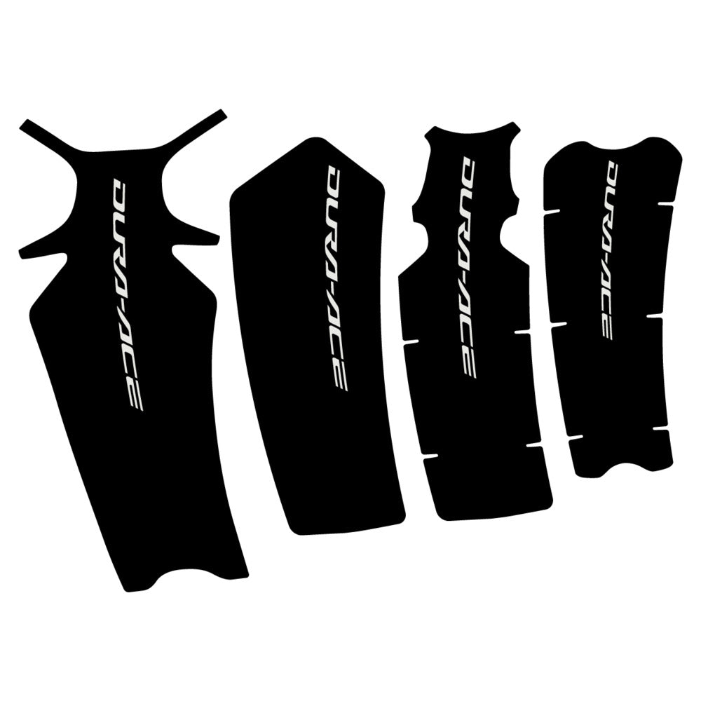 Stickers for Shimano Dura-Ace FC-R9200, Crankset vinyl decals - Pearl Grey