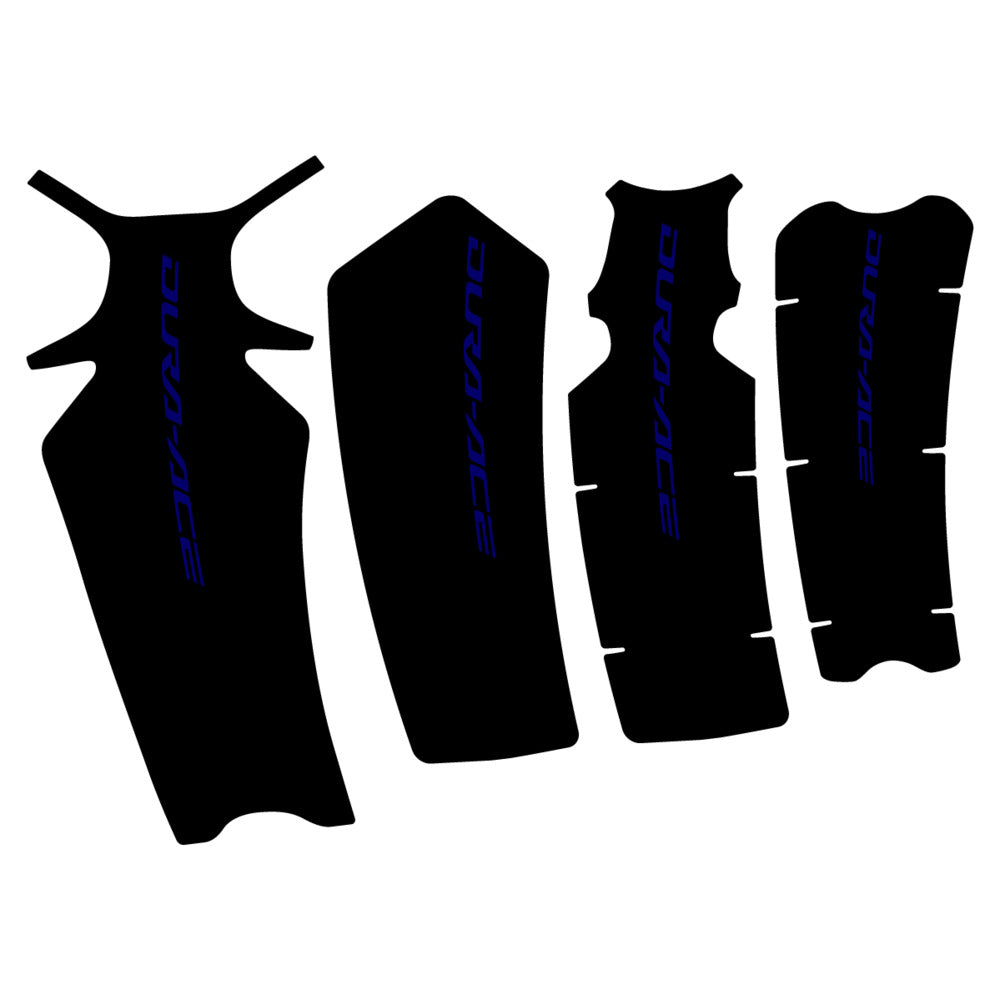 Stickers for Shimano Dura-Ace FC-R9200, Crankset vinyl decals - Scandinavian Blue