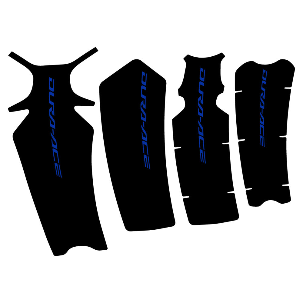 Stickers for Shimano Dura-Ace FC-R9200, Crankset vinyl decals - Ultramarine Blue
