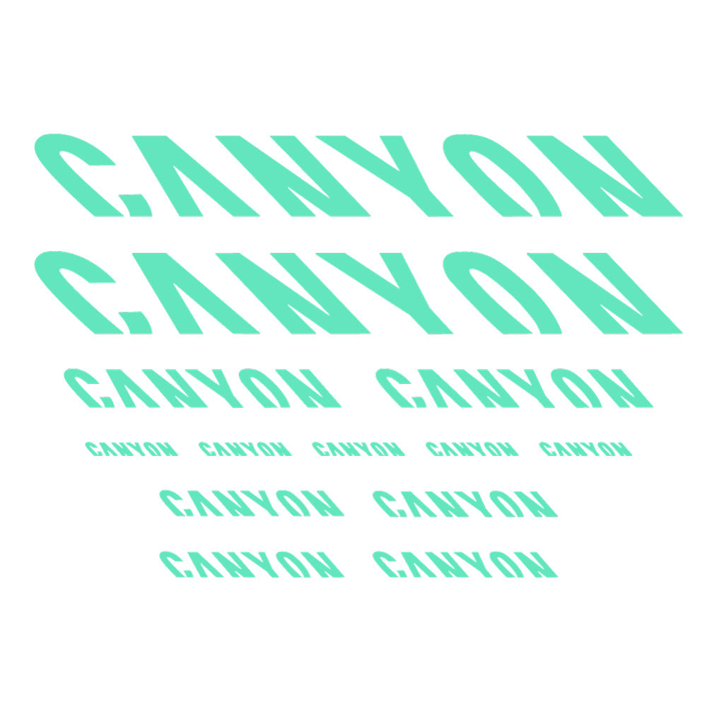 Stickers for Canyon, Frame vinyl decals - Mint