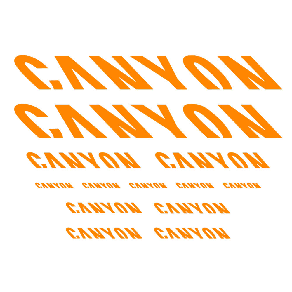 Stickers for Canyon, Frame vinyl decals - Saffron Yellow