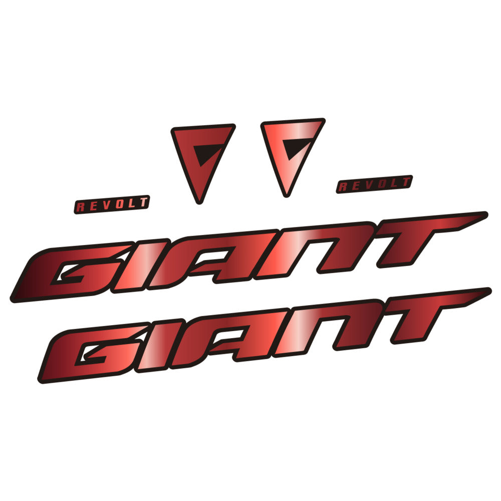 Stickers for Giant Revolt 2022-2023, Frame vinyl decals - Copper