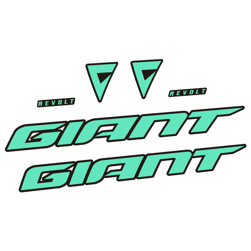 Stickers for Giant Revolt 2022-2023, Frame vinyl decals - Mint