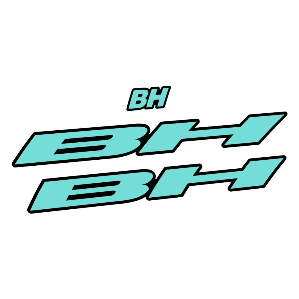 Stickers for BH Lynx Race Evo Carbon 8.5 DX852 2022, Frame vinyl decals - Blue Green