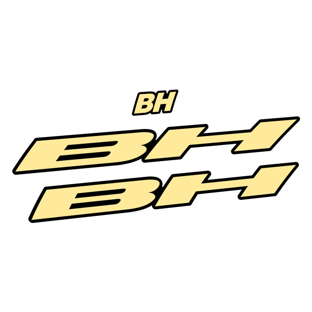 Stickers for BH Lynx Race Evo Carbon 8.5 DX852 2022, Frame vinyl decals - Cream