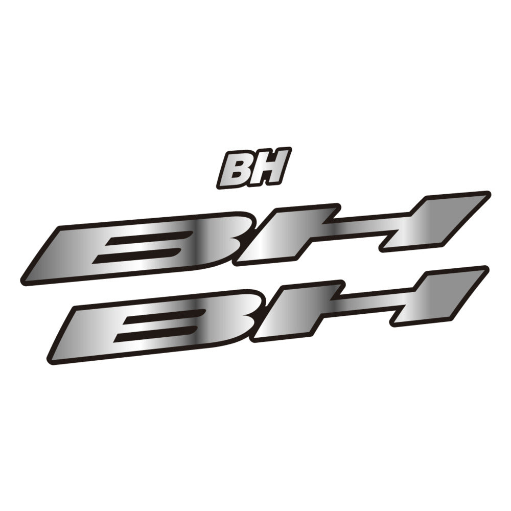 Stickers for BH Lynx Race Evo Carbon 8.5 DX852 2022, Frame vinyl decals - Chrome Silver