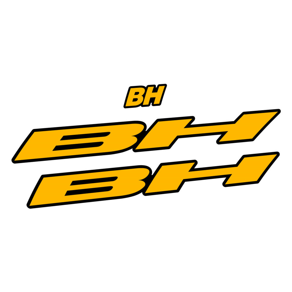 Stickers for BH Lynx Race Evo Carbon 8.5 DX852 2022, Frame vinyl decals - Medium Yellow
