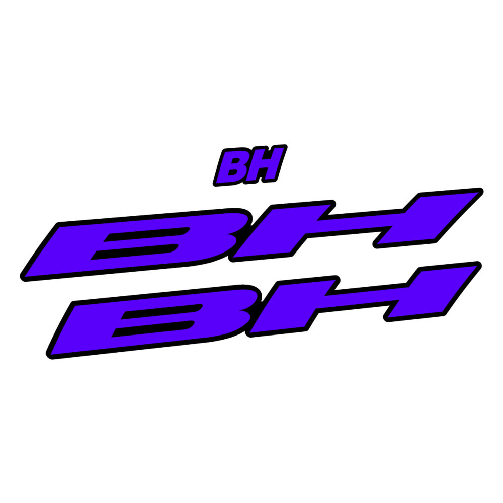 Stickers for BH Lynx Race Evo Carbon 8.5 DX852 2022, Frame vinyl decals - Reflex Blue
