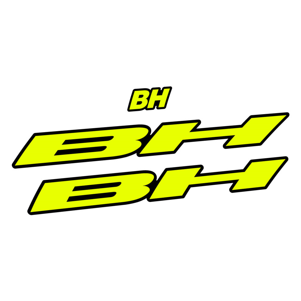 Stickers for BH Lynx Race Evo Carbon 8.5 DX852 2022, Frame vinyl decals - Neon Yellow