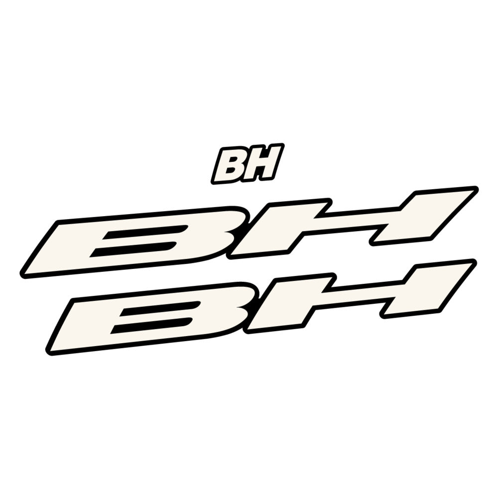 Stickers for BH Lynx Race Evo Carbon 8.5 DX852 2022, Frame vinyl decals - Bone White
