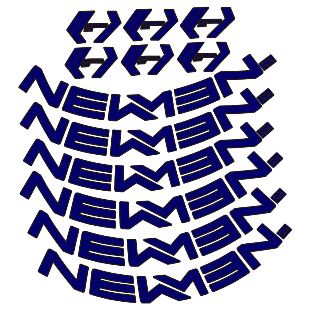 Stickers for Newmen Streem Allround A.49/A.54, Road Wheel vinyl decals - Scandinavian Blue