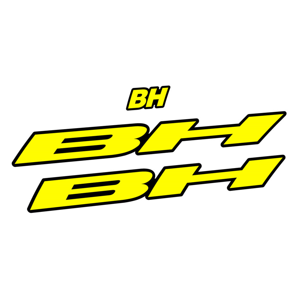 Stickers for BH Lynx Race Evo Carbon 2022, Frame vinyl decals - Lemon Yellow