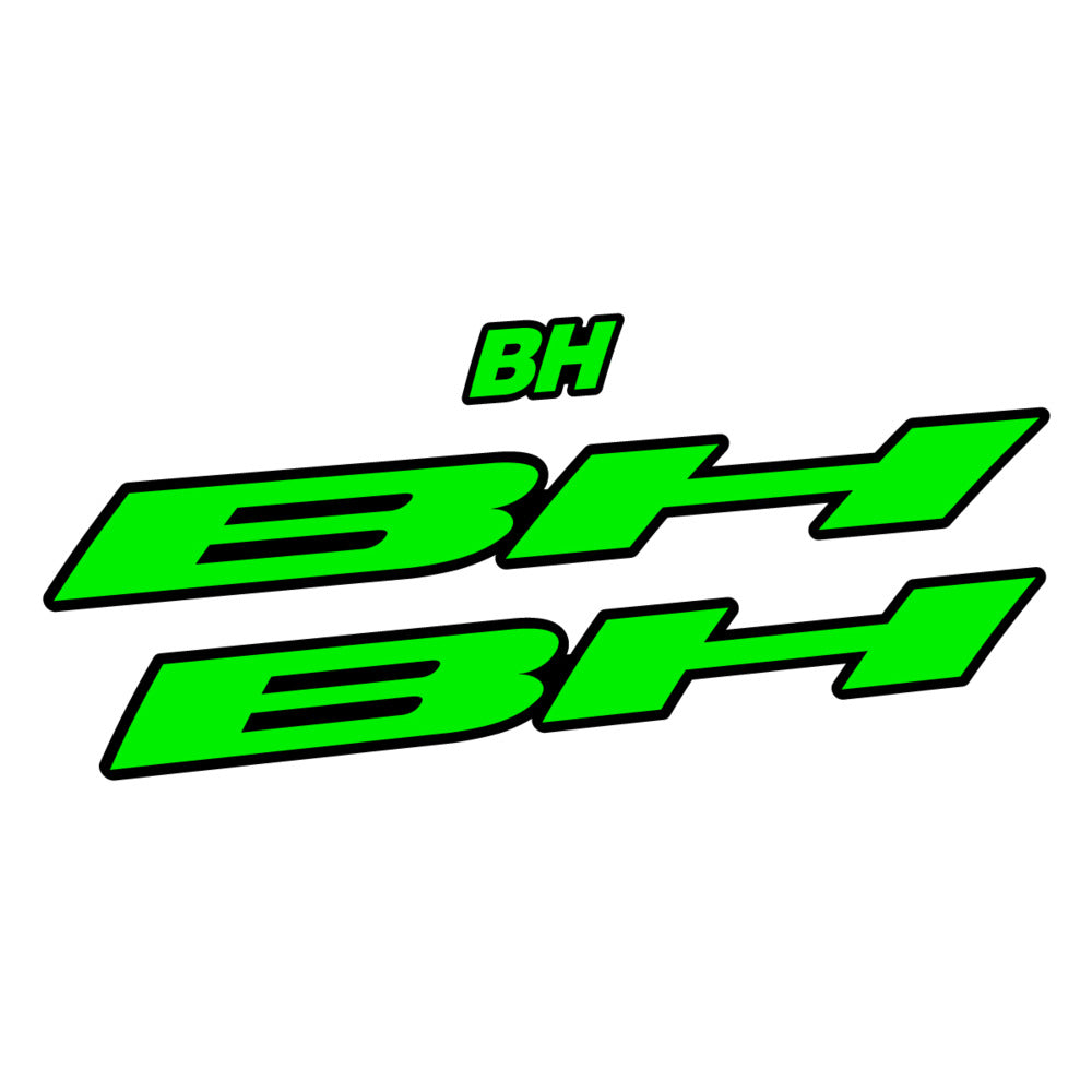 Stickers for BH Lynx Race Evo Carbon 2022, Frame vinyl decals - Neon Green