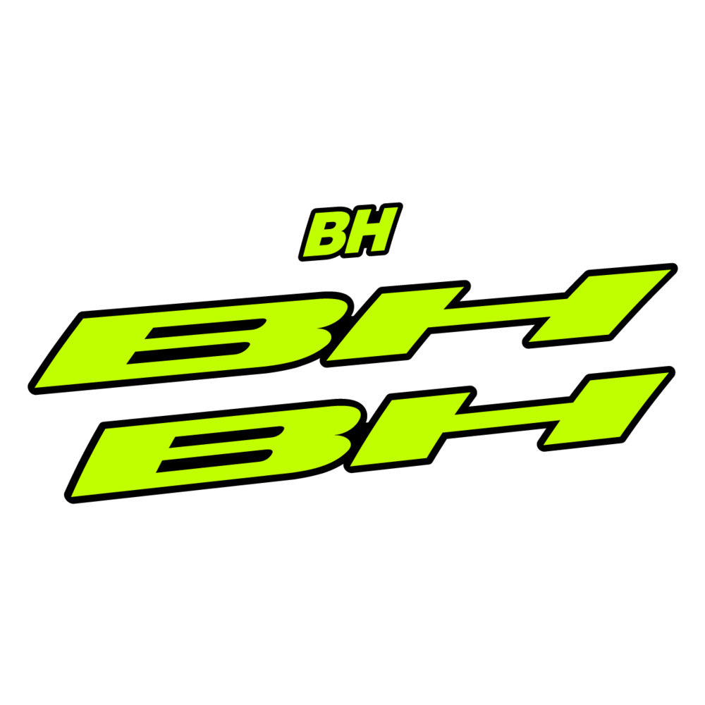 Stickers for BH Lynx Race Evo Carbon 2022, Frame vinyl decals - Lime Neon