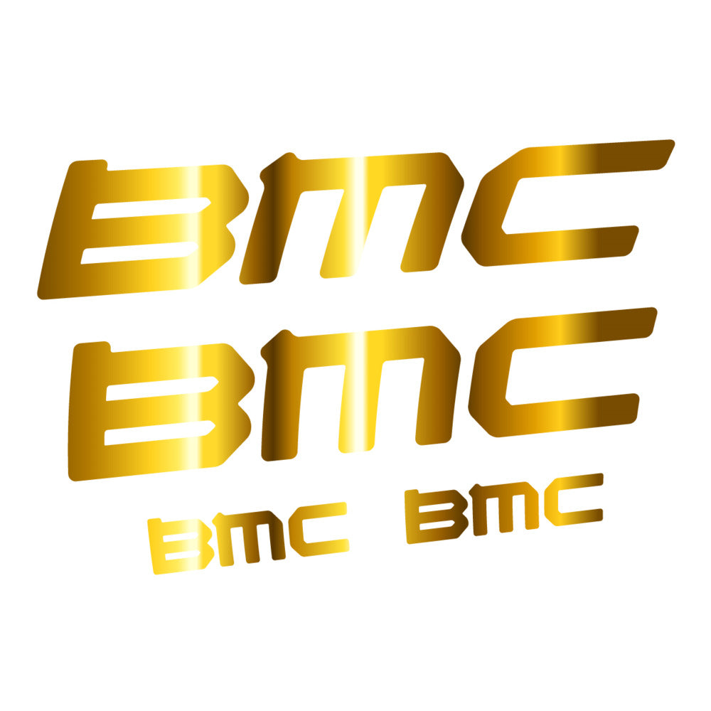 Stickers for BMC genérico, Frame vinyl decals - Chrome Gold
