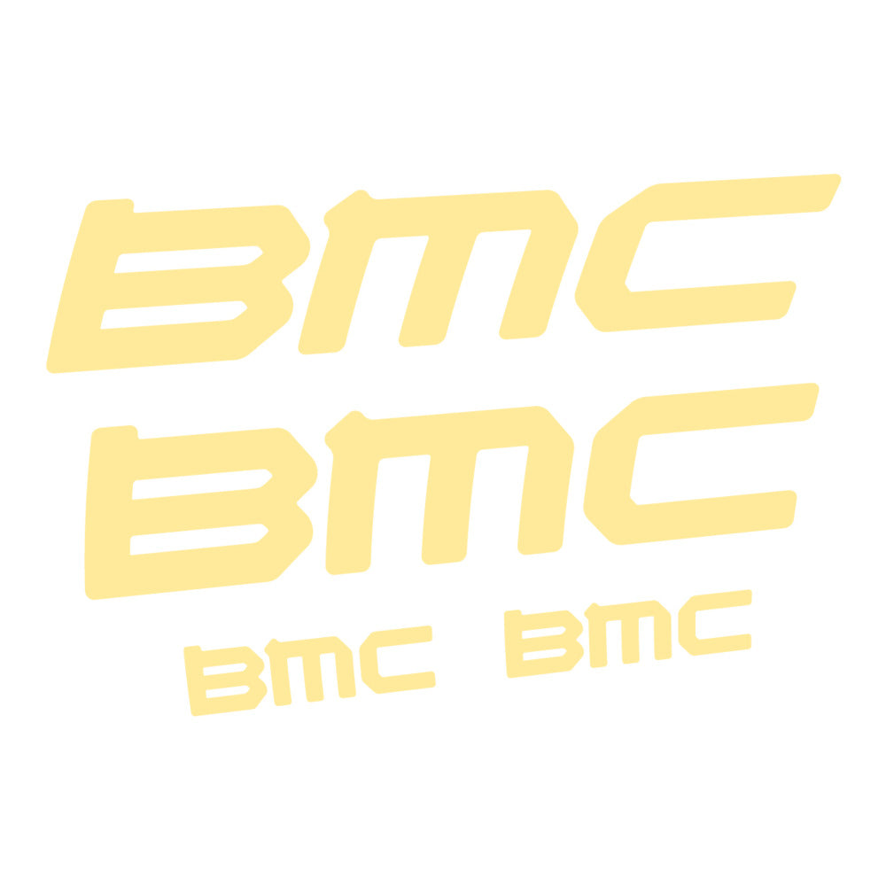 Stickers for BMC genérico, Frame vinyl decals - Cream