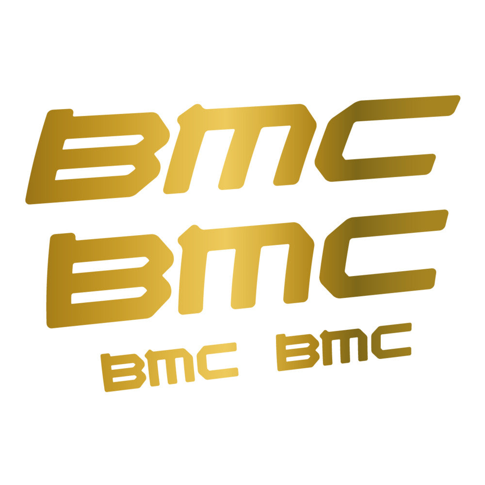 Stickers for BMC genérico, Frame vinyl decals - Gold