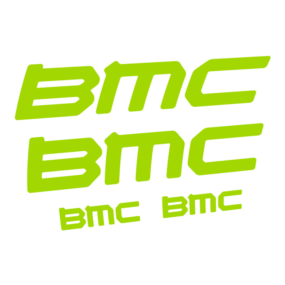 Stickers for BMC genérico, Frame vinyl decals - Lime Green