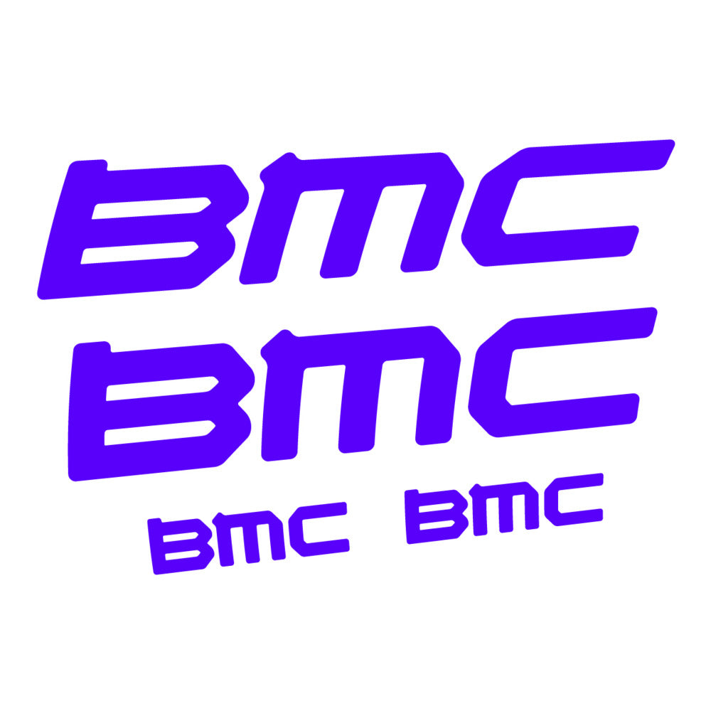 Stickers for BMC genérico, Frame vinyl decals - Reflex Blue