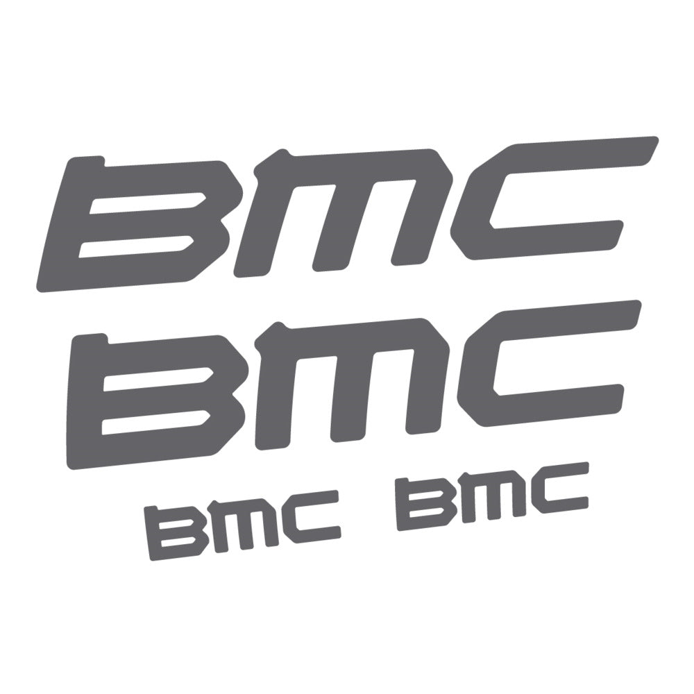 Stickers for BMC genérico, Frame vinyl decals - Medium Grey