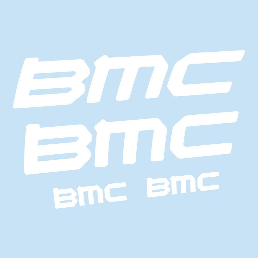 Stickers for BMC genérico, Frame vinyl decals - White