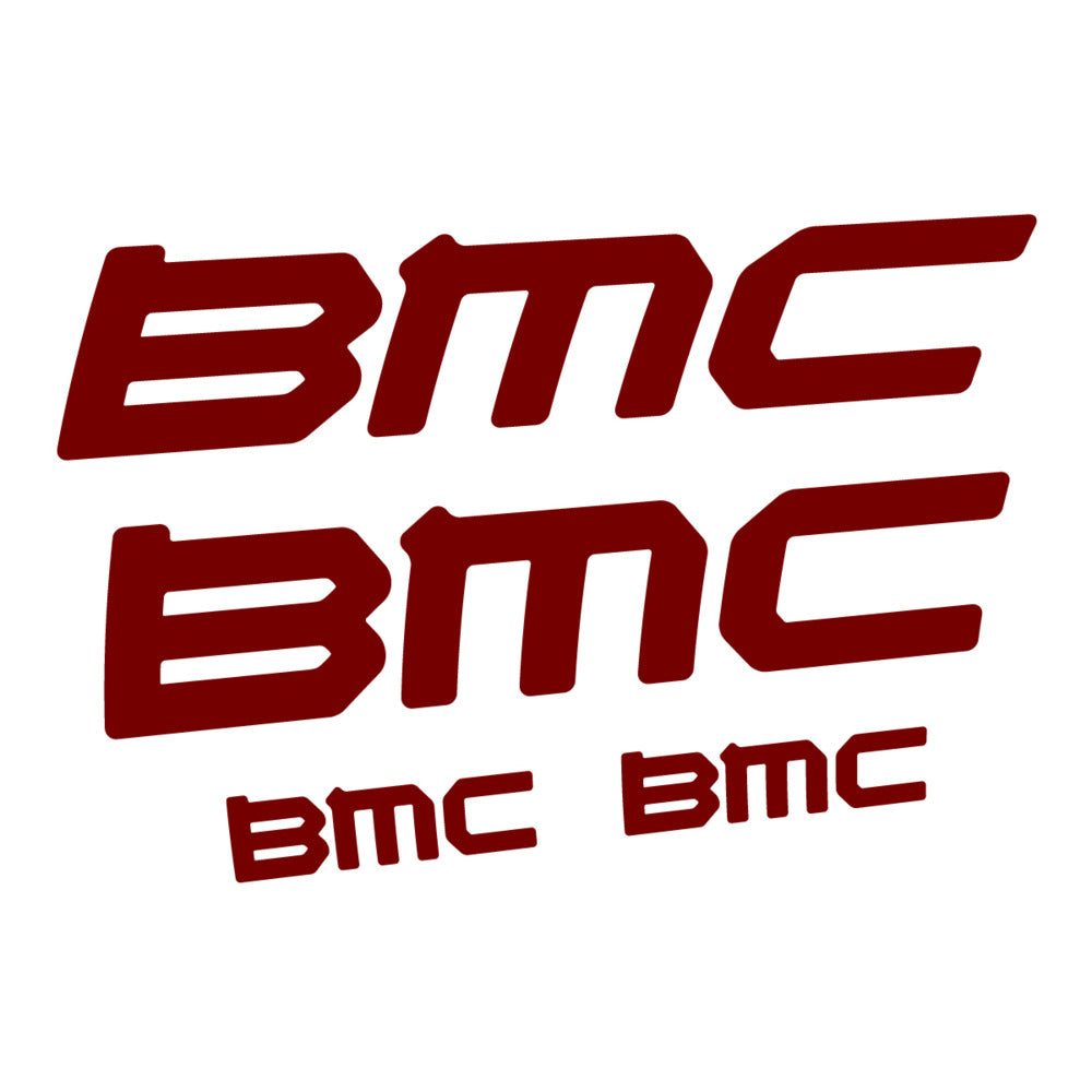 Stickers for BMC genérico, Frame vinyl decals - Very Dark Red