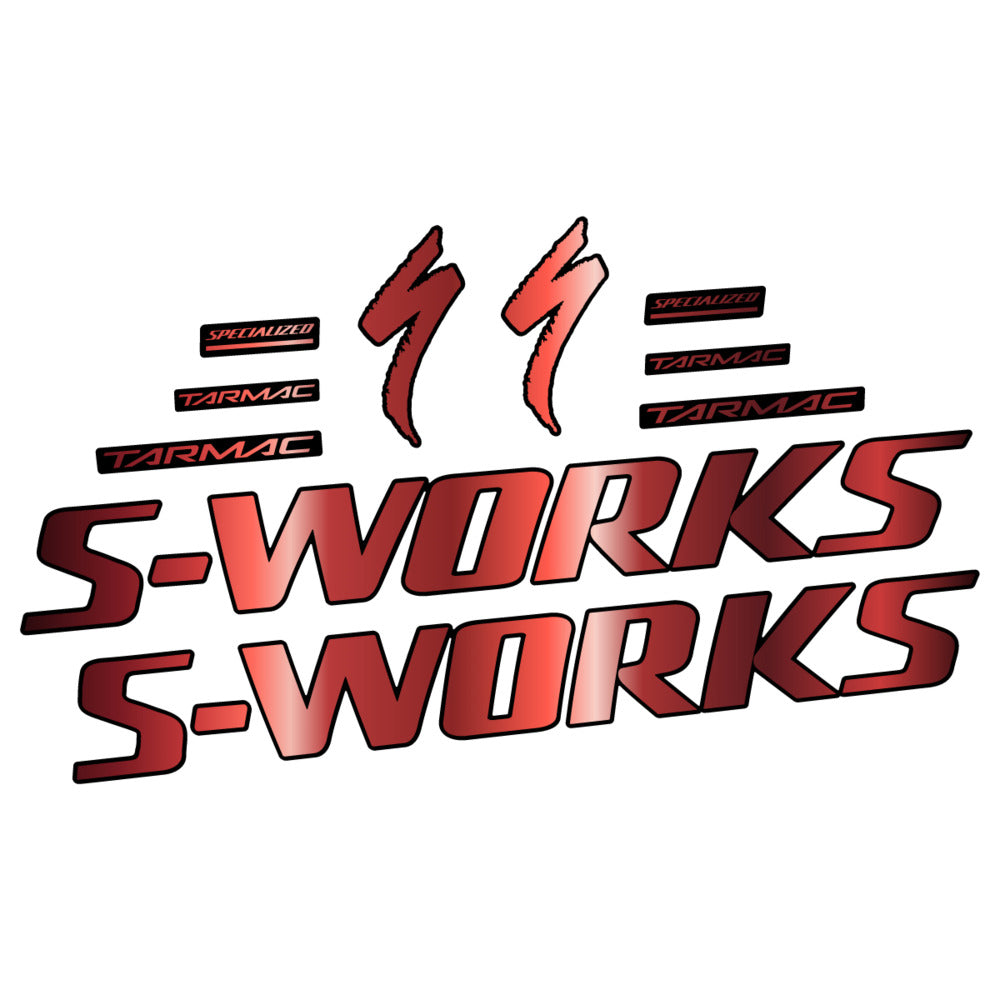 Stickers for Specialized S-Works Tarmac, Frame vinyl decals - Copper