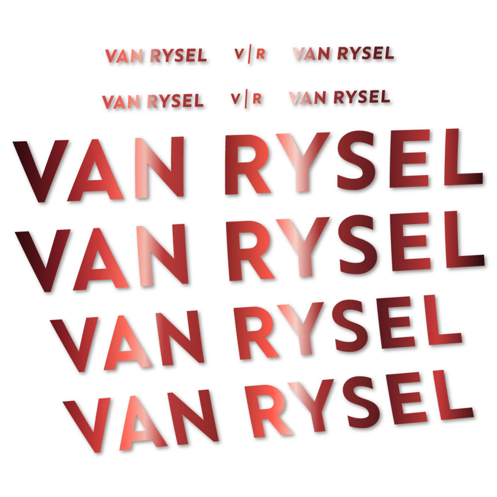 Stickers for Van Rysel, Frame vinyl decals - Copper