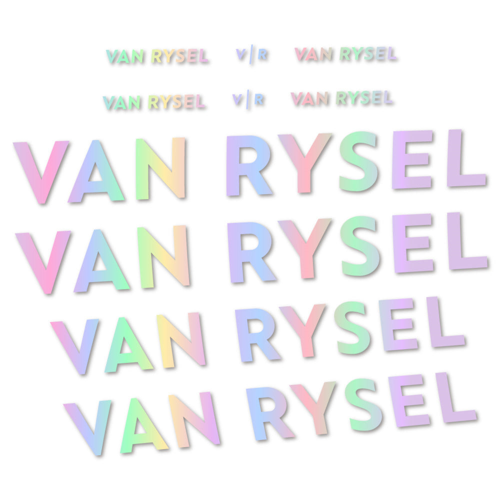 Stickers for Van Rysel, Frame vinyl decals - Hollographic