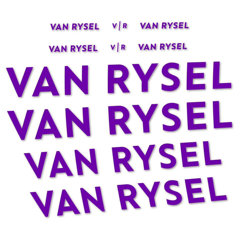 Stickers for Van Rysel, Frame vinyl decals - Violet