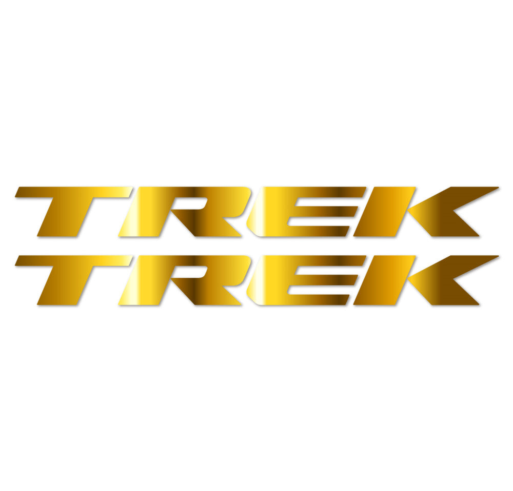 Stickers for Trek, Frame vinyl decals - Chrome Gold