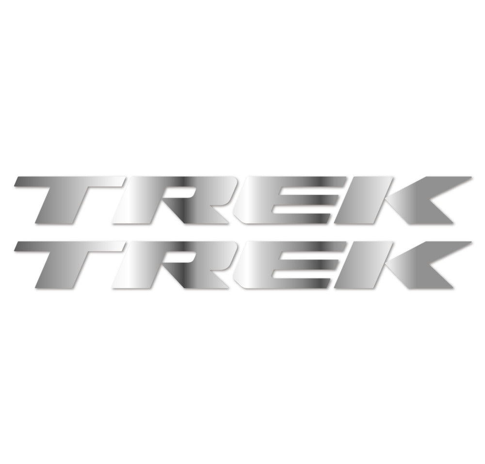 Stickers for Trek, Frame vinyl decals - Chrome Silver
