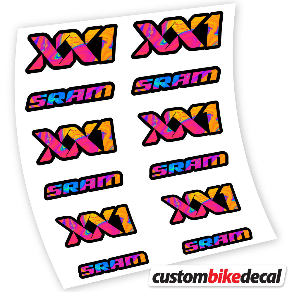 Decal, Sram, Sticker Vinyl