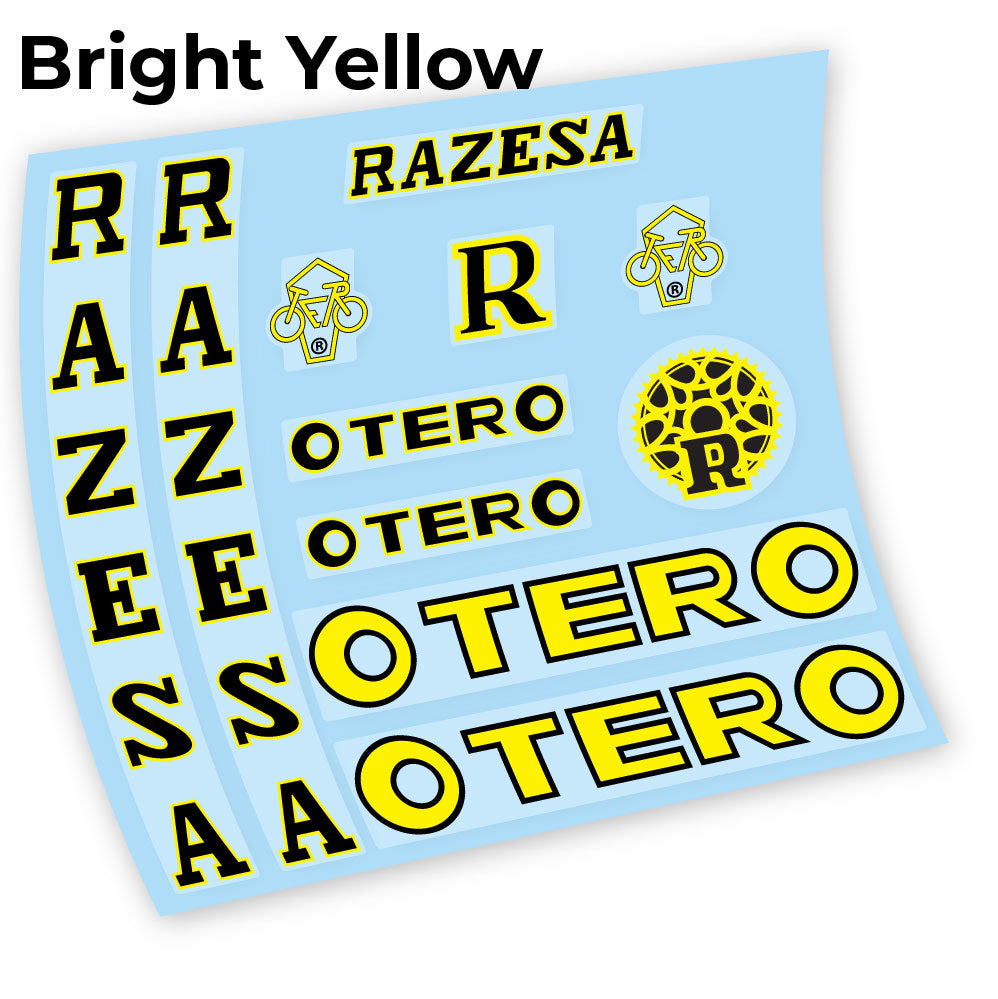 Decal, Razesa Otero, Classic bike Sticker vinyl