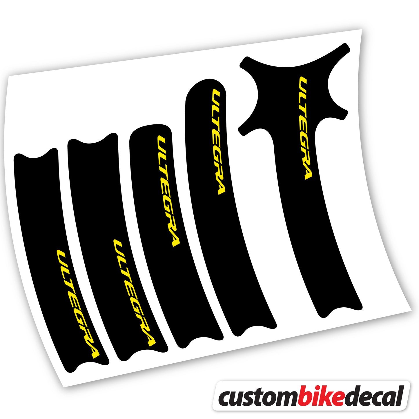 Aufkleber Shimano Ultegra, Kurbelaufkleber Vinyl