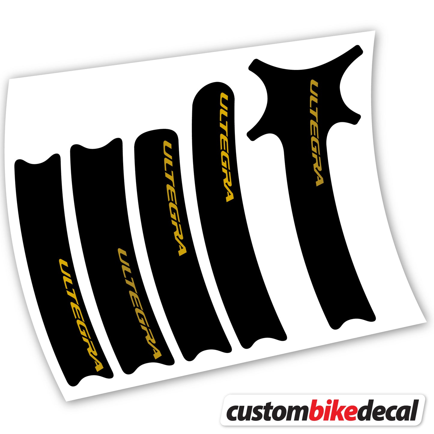 Aufkleber Shimano Ultegra, Kurbelaufkleber Vinyl