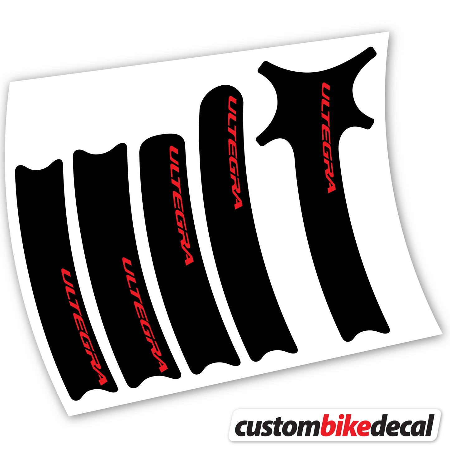 Aufkleber Shimano Ultegra, Kurbelaufkleber Vinyl