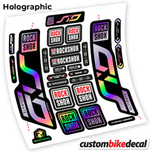 Load image into Gallery viewer, Decal, Rock Shox Sid Ultimate 2020, Bike Fork Sticker Vinyl
