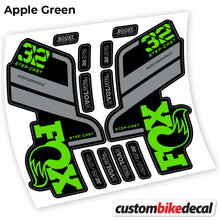 Load image into Gallery viewer, Decal, Fox 32 SC Performance Step Cast 2021, Bike Fork Sticker vinyl
