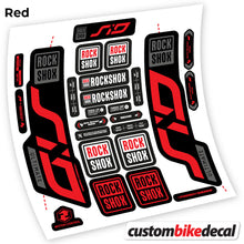 Load image into Gallery viewer, Decal, Rock Shox Sid Ultimate 2020, Bike Fork Sticker Vinyl
