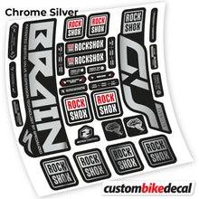 Load image into Gallery viewer, Decal,, Rock Shox Sid Brain Ultimate, Bike Fork Sticker Vinyl
