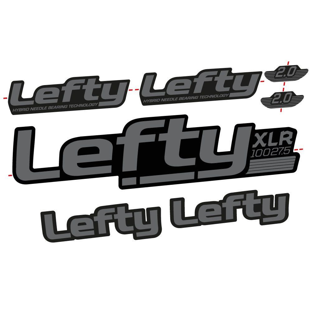 Aufkleber Lefty XLR 2020 Fahrradgabel Aufkleber Vinyl