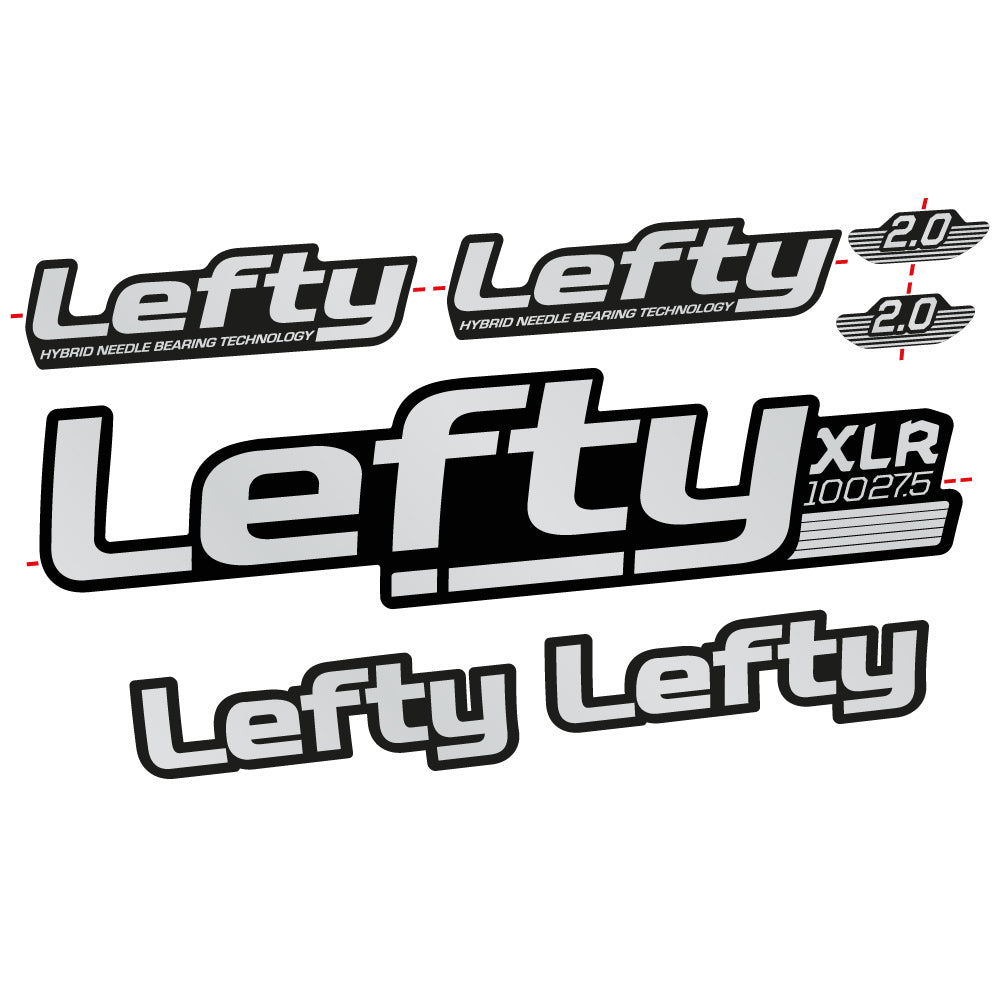 Aufkleber Lefty XLR 2020 Fahrradgabel Aufkleber Vinyl